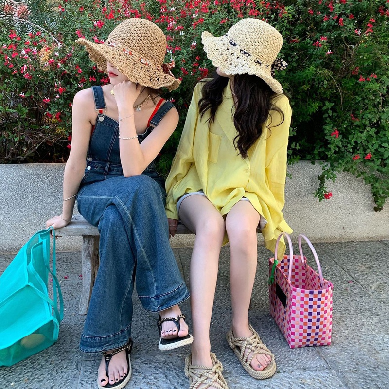 Nón Cối Rộng Vành Che Nắng Thời Trang Mùa Hè Dễ Phối Đồ Cho Nữ