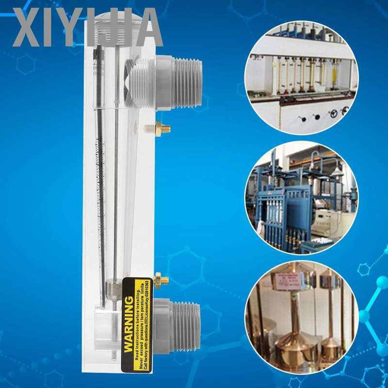 Xiyijia 1-10GPM LZM-25 Knob Panel Type Liquid Flowmeter Flow Meter Measurement ZG1&quot;