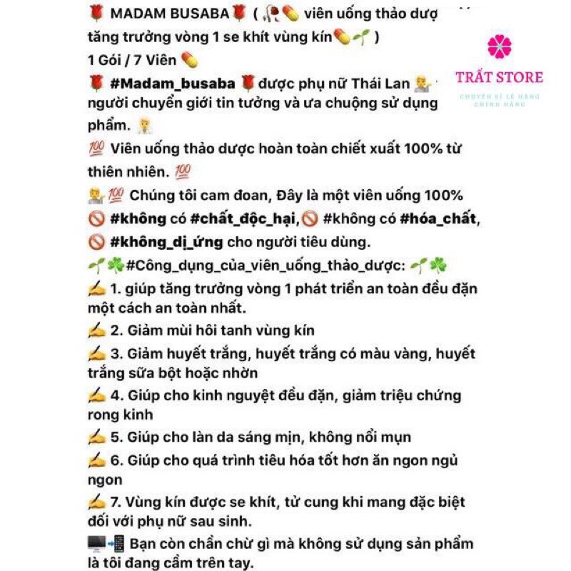 Madam busaba viên nở ngực đẹp da thái lan | BigBuy360 - bigbuy360.vn