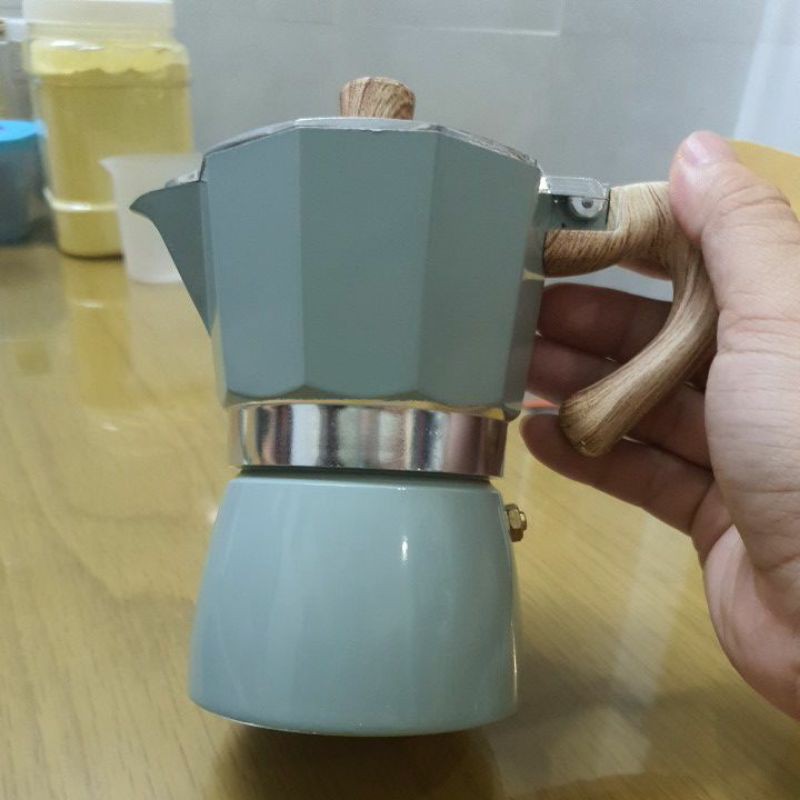 (HCM) video Ấm Pha Cà Phê Moka Espresso Bằng Nhôm/ Ấm pha cafe cá nhân kiểu ý