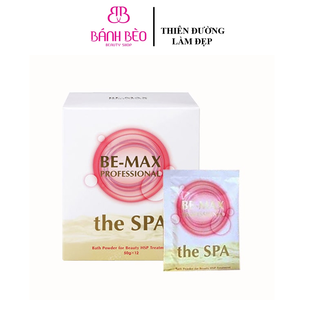 Bột tắm trắng Be-Max The Spa Bath Powder Nhật Bản (hộp 12 gói)