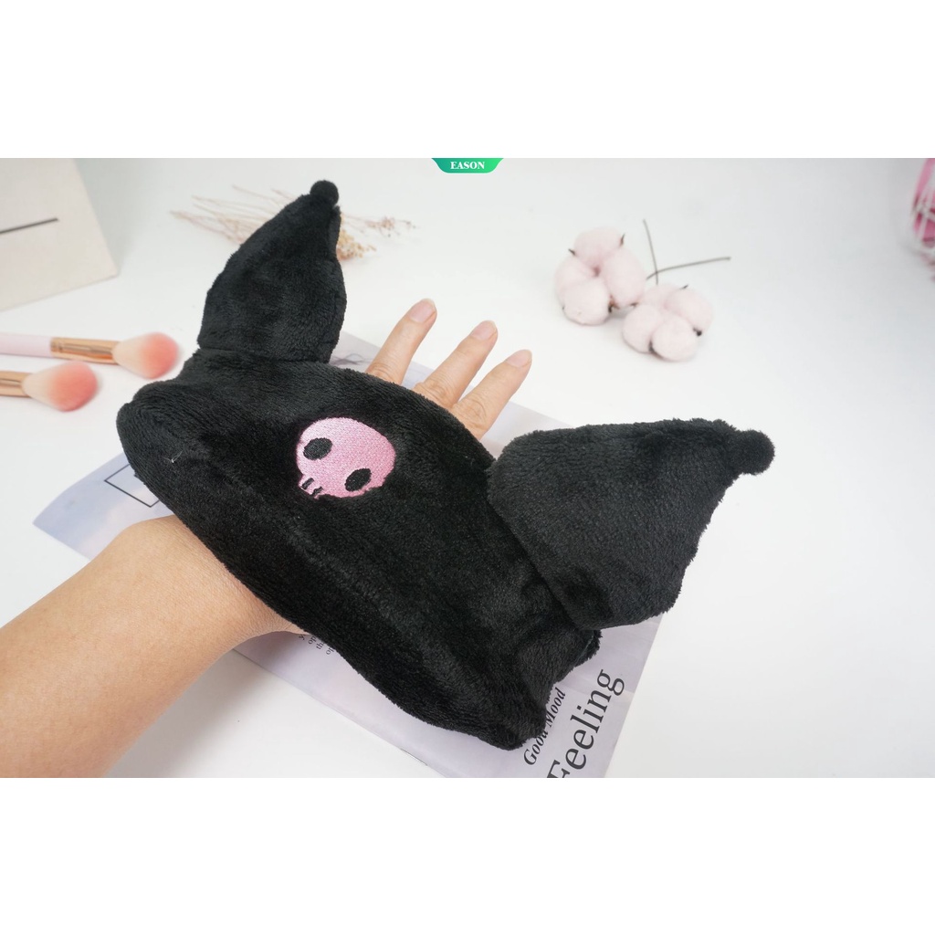 Băng Đô Rửa Mặt Trang Điểm Rửa Mặt Hình Cinnamoroll Và Kuromi Dễ Thương