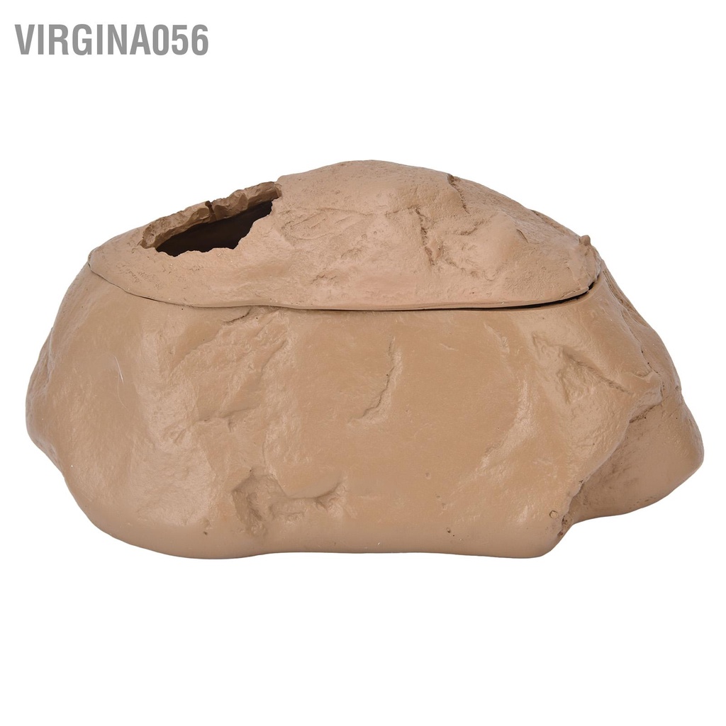 Virgina056 Nhà trú ẩn bò sát nhựa Hồ cá Hang động Tự làm bể nhân tạo Cảnh quan cảnh