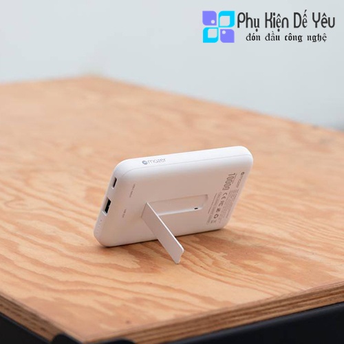 Pin Sạc Dự Phòng không dây MagSafe Mazer Infinite Boost Mag Stand Mini Qi Wireless 10000mAh/15W