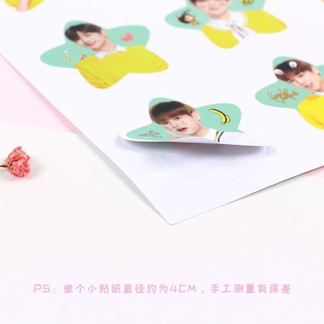 Sticker Wanna One, bảng hình dán Wanna One