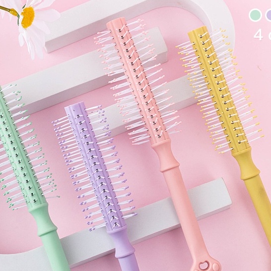 Lược chải tóc đầu tròn tạo kiểu nhiều màu tiện lợi  nhiều kiểu dáng thiết kế đơn giản nhiều màu LC11