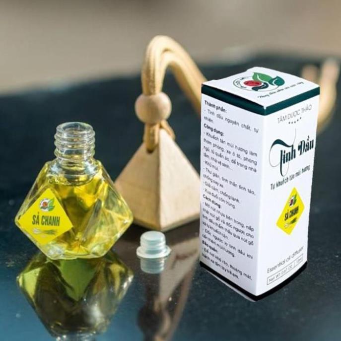 Tinh dầu tự khuếch tán 10ml Tâm Dược Thảo (Tùy chọn Sả chanh , Quế , Bưởi) - Thơm phòng khử mùi treo xe ô tô - HS Shop