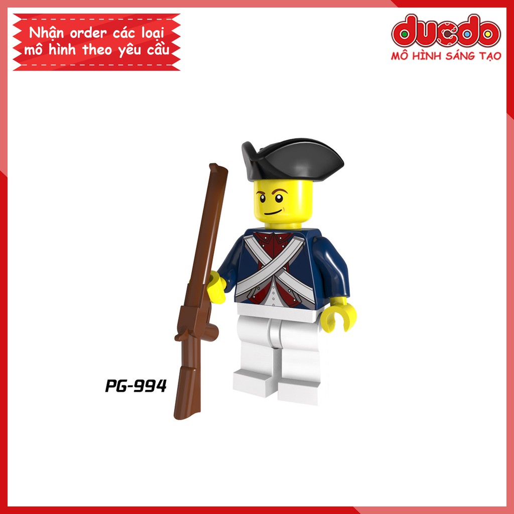 Minifigures lính hải quân hoàng gia - Nhận build quân số lượng lớn - Đồ chơi Lắp ghép Xếp hình Mini Mô hình POGO PG8035