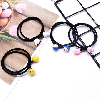 Combo 2 dây cột tóc, buộc tóc hình ngộ nghĩnh (BT 143)