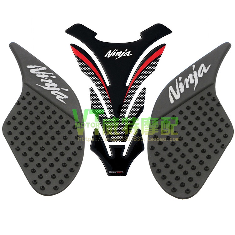 Đề Can Ba Chiều Dán Bình Xăng Chống Trượt Cho Kawasaki ninja250 / 300 Z250 EX300