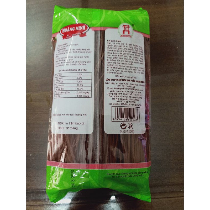 BÚN KHÔ LÀM TỪ GẠO LỨT 250G