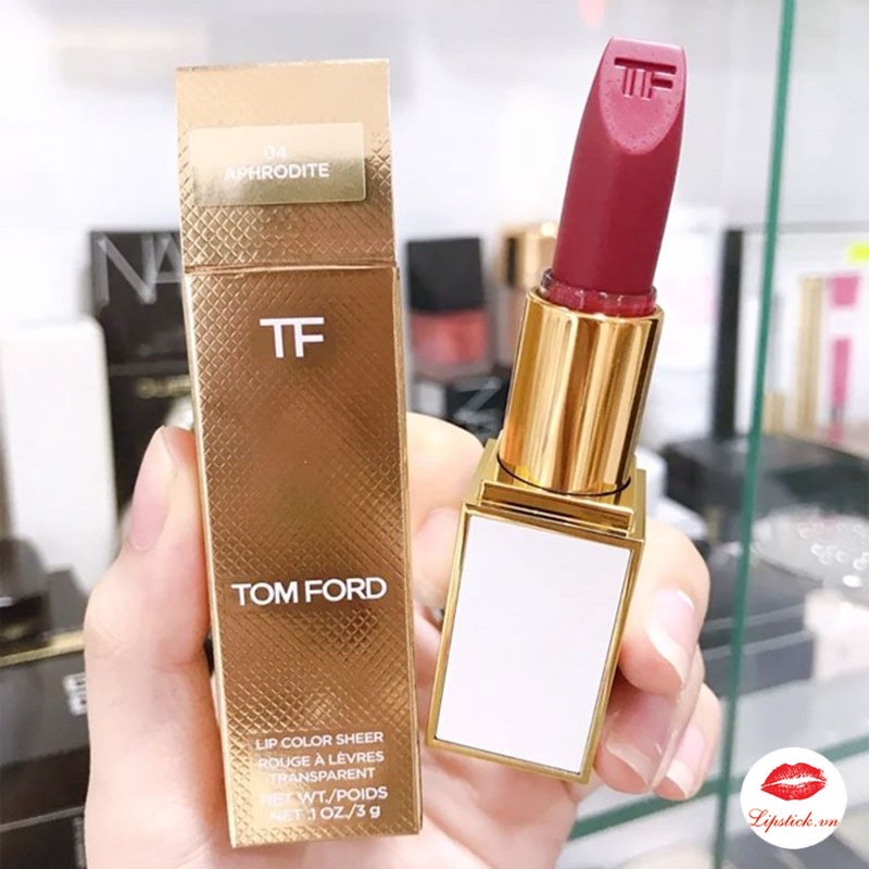 Son Tom Ford Lip Color Sheer vỏ trắng - màu 03 04 05 06 07 10 12