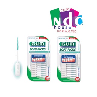 Set 2 vĩ tăm gum soft picks 100 cây (tc 200 cây)