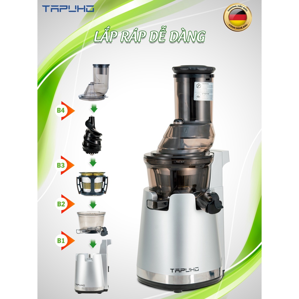 MÁY ÉP CHẬM TAPUHO TS30 - CHÍNH HÃNG - BẢO HÀNH 24 THÁNG