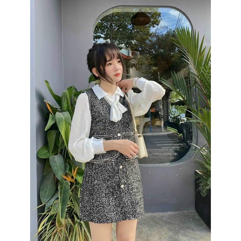 ❤️SET 3 MÓN ÁO KIỂU + CHÂN VÁY + GILE