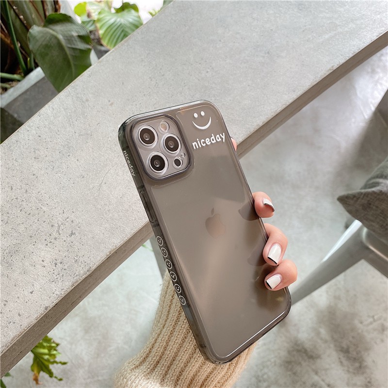 Ốp lưng iphone trong cạnh hình vuông mặt niceday 6s/6splus/7/7plus/8/8plus/x/xr/xs/11/12/pro/max/plus/promax-Awifi A2-11 | BigBuy360 - bigbuy360.vn