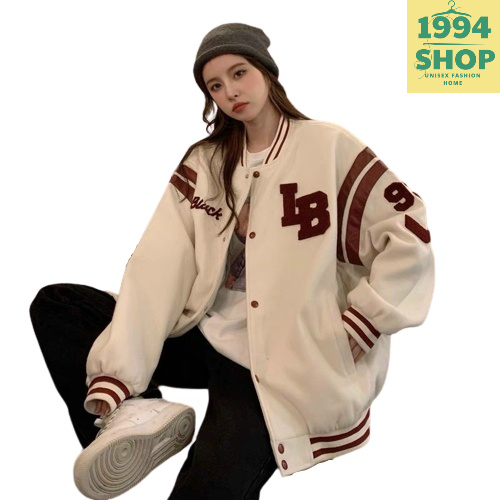 Áo khoác nam nữ, Hình In TO nổi bật Form Rộng Hàn Quốc, Áo Bomber Freesize Nỉ Dày Mềm Mịn Dễ Thương- K165 từ 1994_SHOP