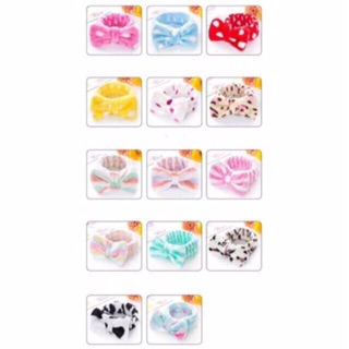 Combo 30c băng đô rửa mặt