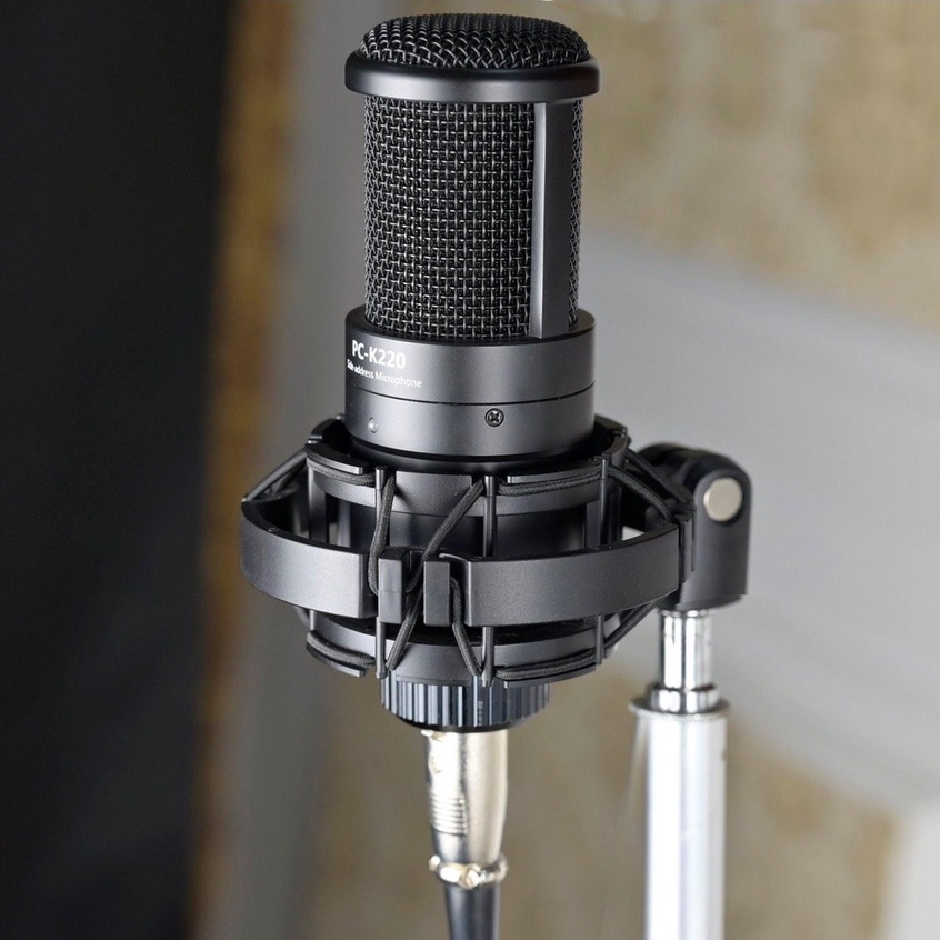 Mic Thu Âm Livestream Hát Karaoke Chuyên Nghiệp Takstar PC-K220 Độ Nhạy Cao, Lọc Ồn, Chính Hãng Cao Cấp Bảo Hành 1 Năm