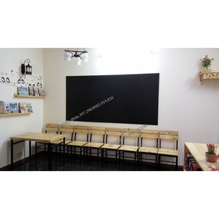 Decal bảng trắng, bảng đen, bảng xanh kích thước 200x60 viết xoá dễ dàng, không để lại vết mờ mờ, hàng thương hiệu