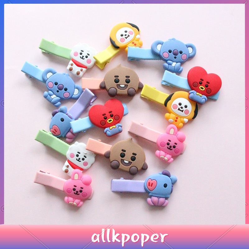 Kẹp tóc hình BT21 BTS phiên bản Hàn Quốc