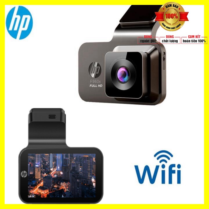 [ Bảo Hành 12 tháng] Camera hành trình ô tô, xe hơi thương hiệu HP f960x tích hợp Wifi định vị GPS | BigBuy360 - bigbuy360.vn