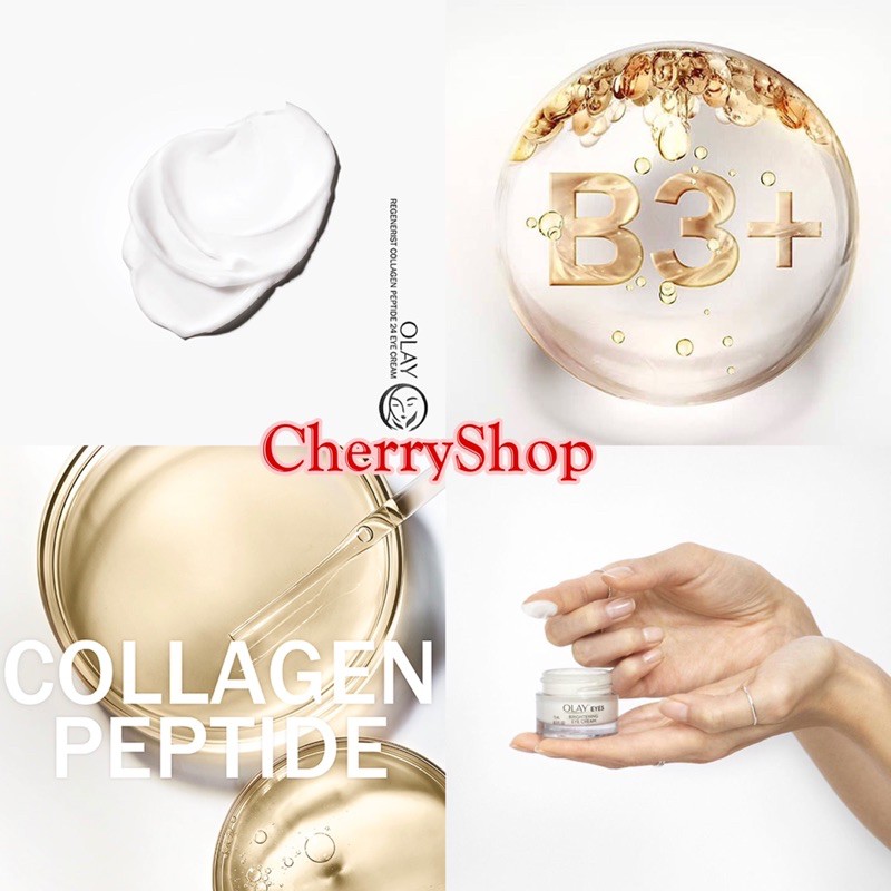 [Hàng USA] Kem Dưỡng Mắt Olay Collagen Peptide 24 Eye Cream (15ml)