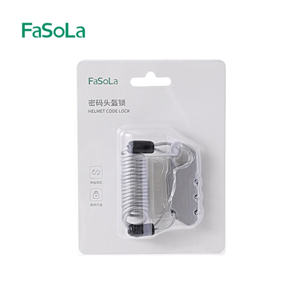 Khoá số mini có dây dùng treo nón bảo hiểm FASOLA FSLPS-412