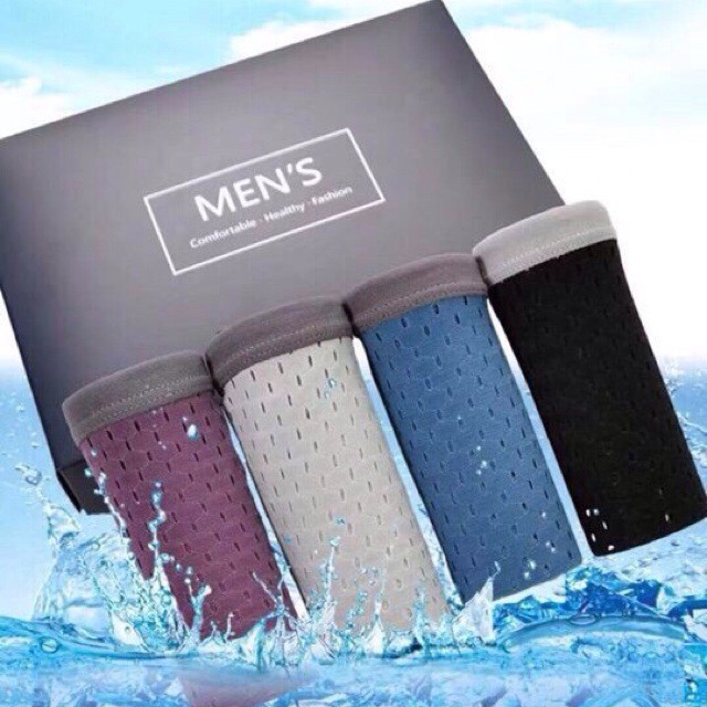 sịp nam thông hơi hộp 4 chiếc cao cấp [BI &amp; CI]