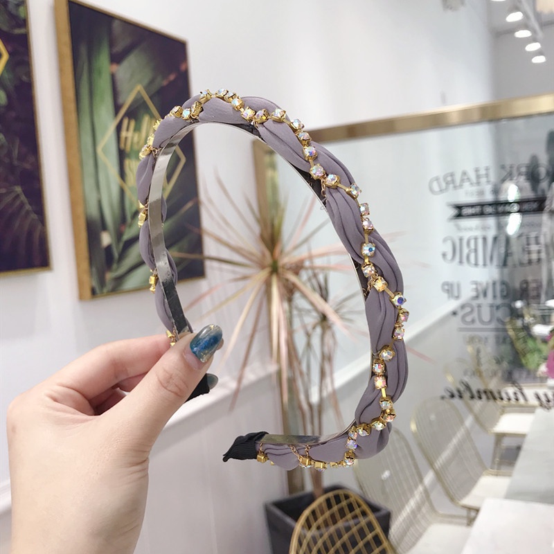 Băng Đô Đính Đá Kim Cương Giả Phong Cách Hàn Quốc