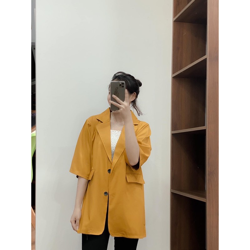 [Ảnh thật/Sẵn]Áo Blazer cộc tay-Vest cộc tay Ulzzang