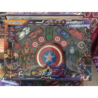 Bộ mô hình sản phẩm Spiderma & Captanin . .