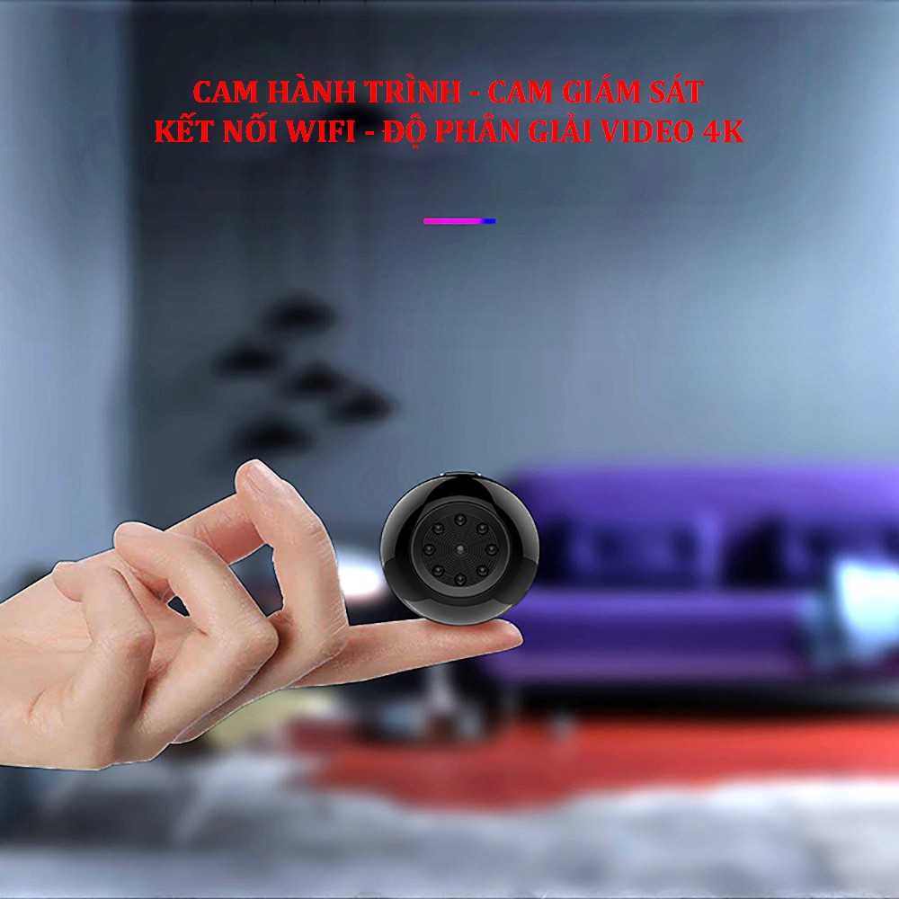 Camera Hành Trình WIFI 4K SQ17 Kết Hợp Camera Giám Sát Có Hỗ Trợ Hồng Ngoại | BigBuy360 - bigbuy360.vn