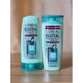 🍀️🍀 Bộ dầu gội và dầu xả cho tóc khô xơ ở đuôi L'Oreal Paris Elvital Tonerde Absolue 🍀🍀