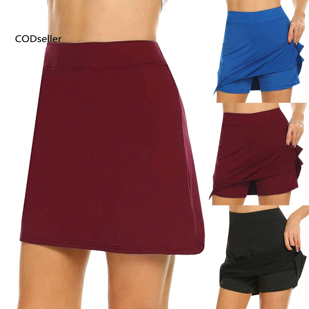 Quần Short Giả Váy Lớp Co Giãn Chơi Golf Cho Nữ