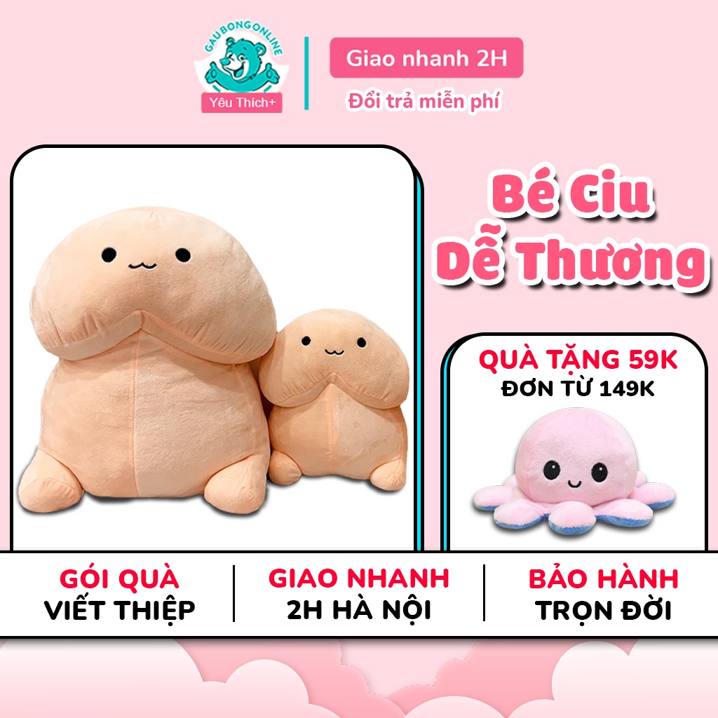 Gấu bông hình con ciu - ciu bông cực dễ thương