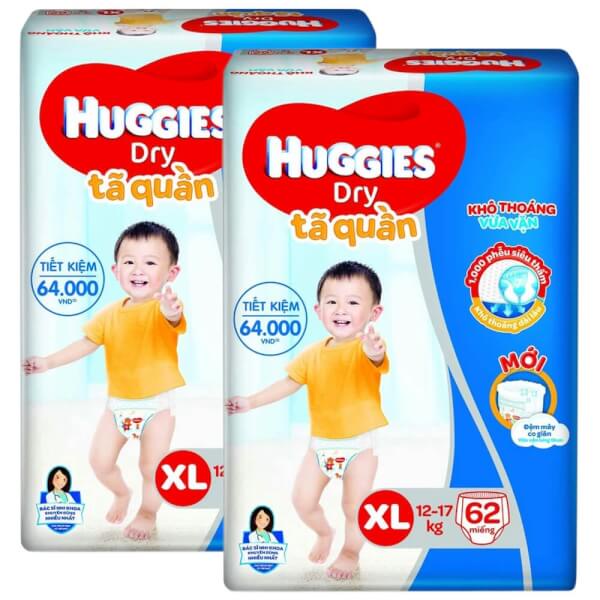 Bỉm tã quần Huggies Dry size M42