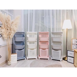 Kệ đựng đồ đa năng 3 tầng Việt Nhật , có bánh xe di chuyển dễ dàng , đủ các loại màu sắc TTUNTUN STORE