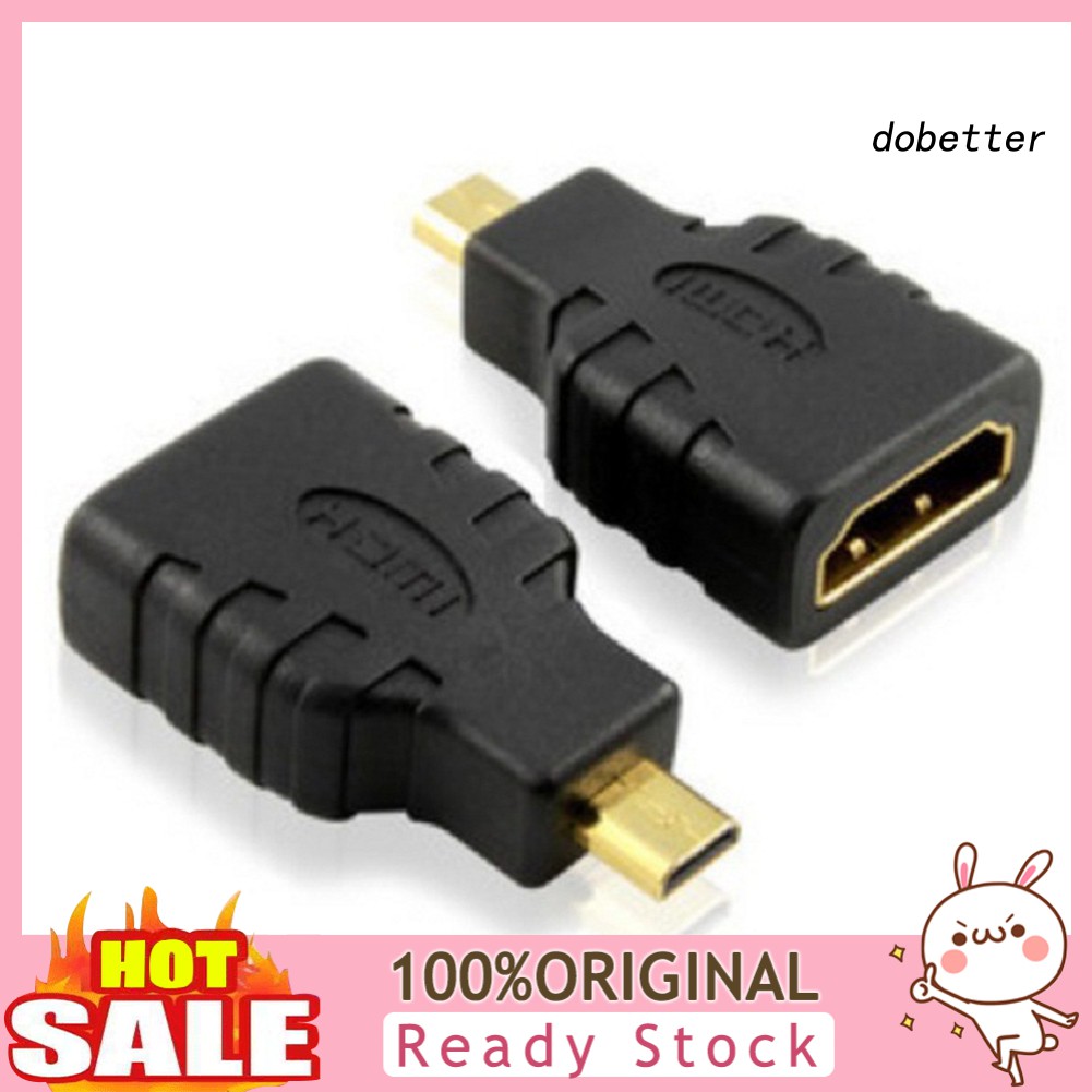 Đầu chuyển đổi mini từ micro HDMI sang HDMI dành cho TV máy tính bảng điện thoại