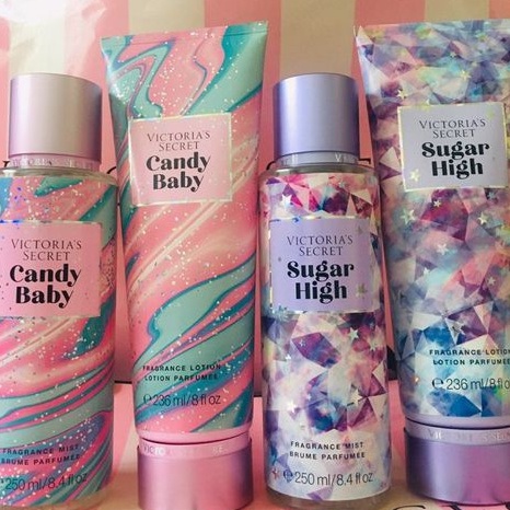 VICTORIA'S SECRET Xịt Thơm Toàn Thân Body Mist - Sugar High 250ml __𝗯𝗮𝘁𝗵.𝗯𝗼𝗱𝘆𝘄𝗼𝗿𝗸𝘀