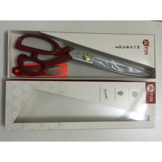 Kéo pin tay cầm đỏ 12 inh + tặng kèm kéo bấm chỉ