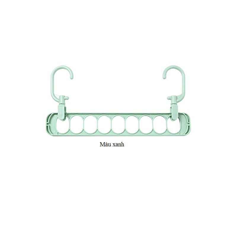 Móc Treo Quần Áo 9 Lỗ Đa Năng Tiết Kiệm Diện Tích