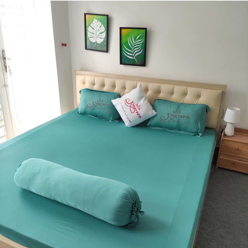 Ga giường lẻ màu trơn Kingroom chuyên drap giường đủ kích thước ga nệm 1m2, 1m6, 1m8 chưa gồm vỏ gối | BigBuy360 - bigbuy360.vn