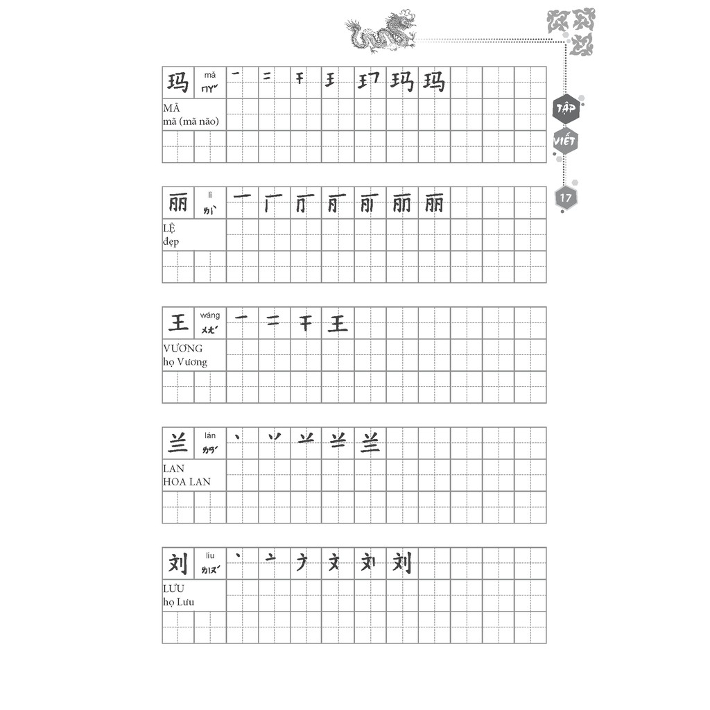 Sách - Tập viết chữ Hán (Biên soạn theo giáo trình 301 câu đàm thoại tiếng Hoa)