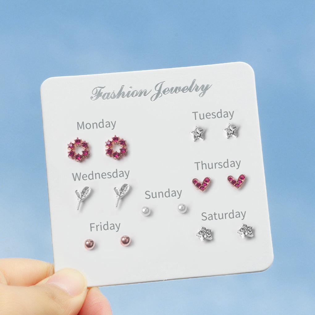 Bông Tai Nữ tinh tế hình ngôi sao trái tim thời trang Loại A Broxah. vn