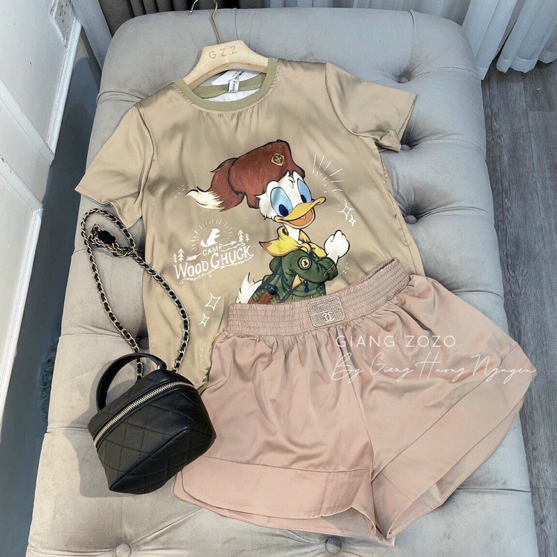 ❤️ SET ÁO LỤA VỊT DONAL SIÊU HÓT MIX QUẦN ĐŨI LOGO CẬP BẾN SET XINH GIÁ LẠI CÀNG XINH | BigBuy360 - bigbuy360.vn