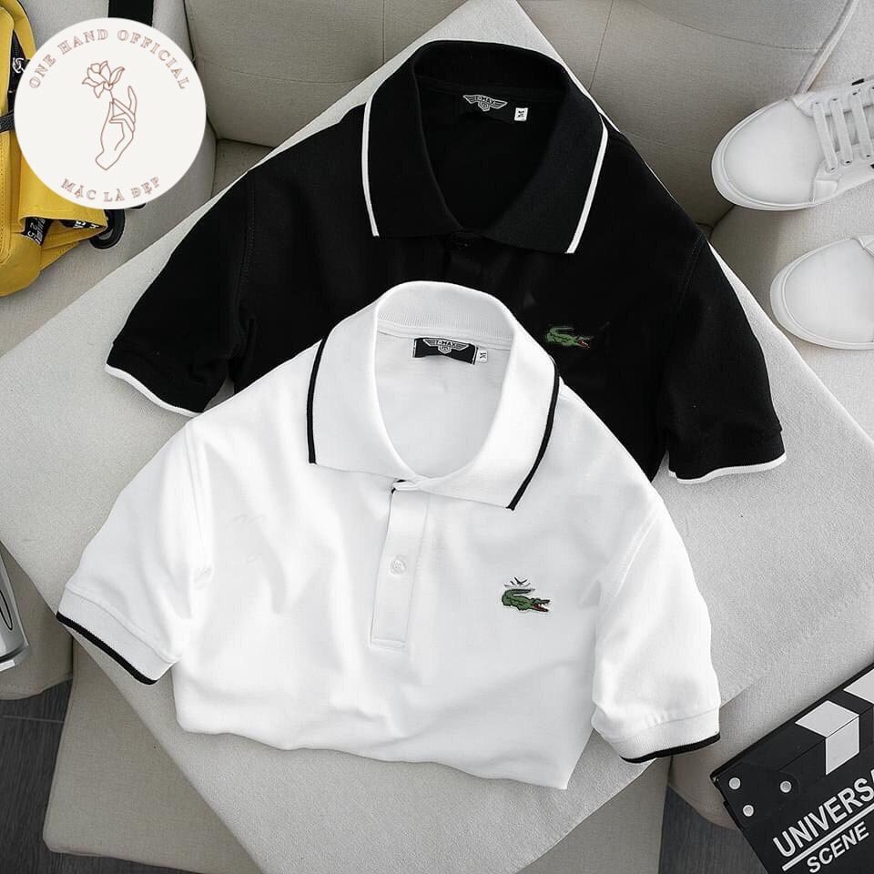 [Hàng VNXK] Áo LACOS Nam Phối Viền ThêuCS -Áo Nam Lịch Lãm - Áo Phông Nam Có Cổ - Chất Đẹp Thoáng Mát - Dễ Phối Đồ. P58