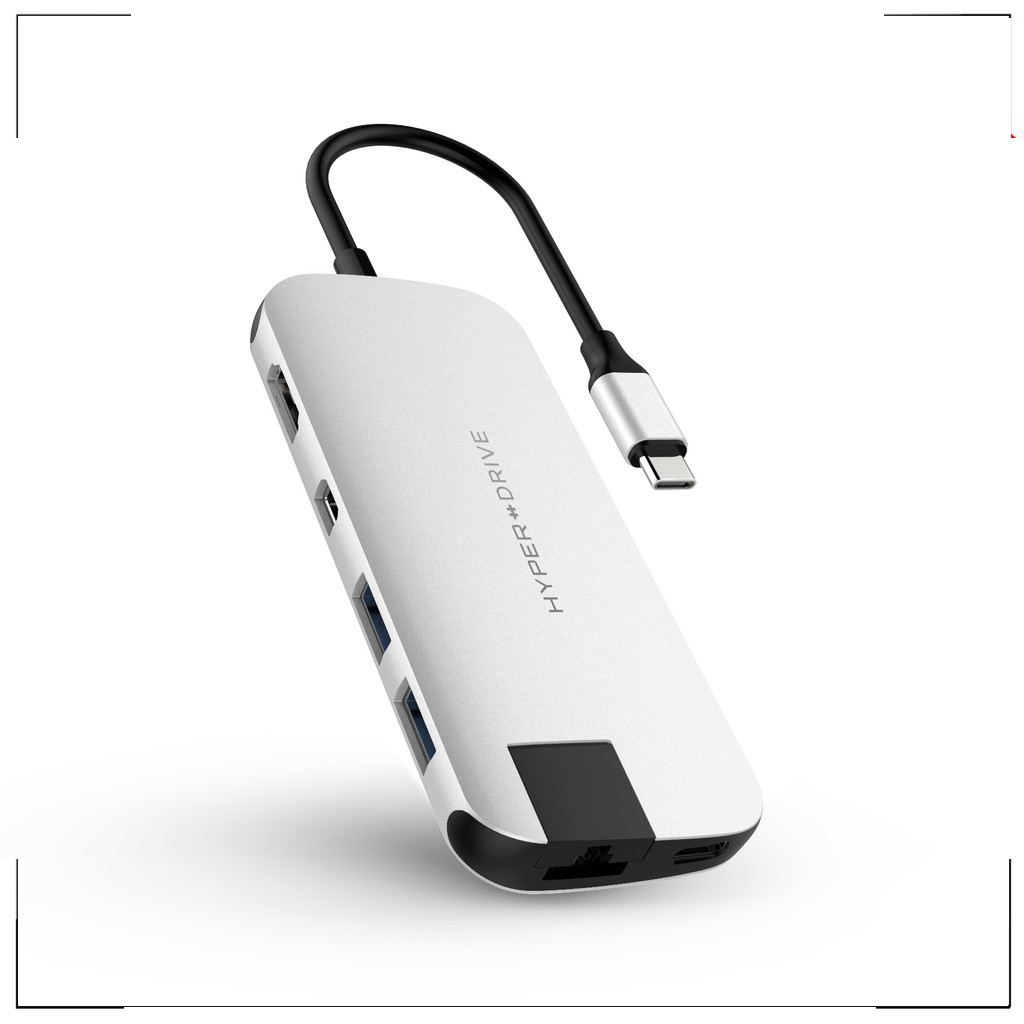 Cổng Chuyển Hyperdrive Slim 8in1 USB-C Hub Cho Macbook,PC,Devices Chính Hãng - 𝒎𝒂𝒄𝒃𝒐𝒐𝒌