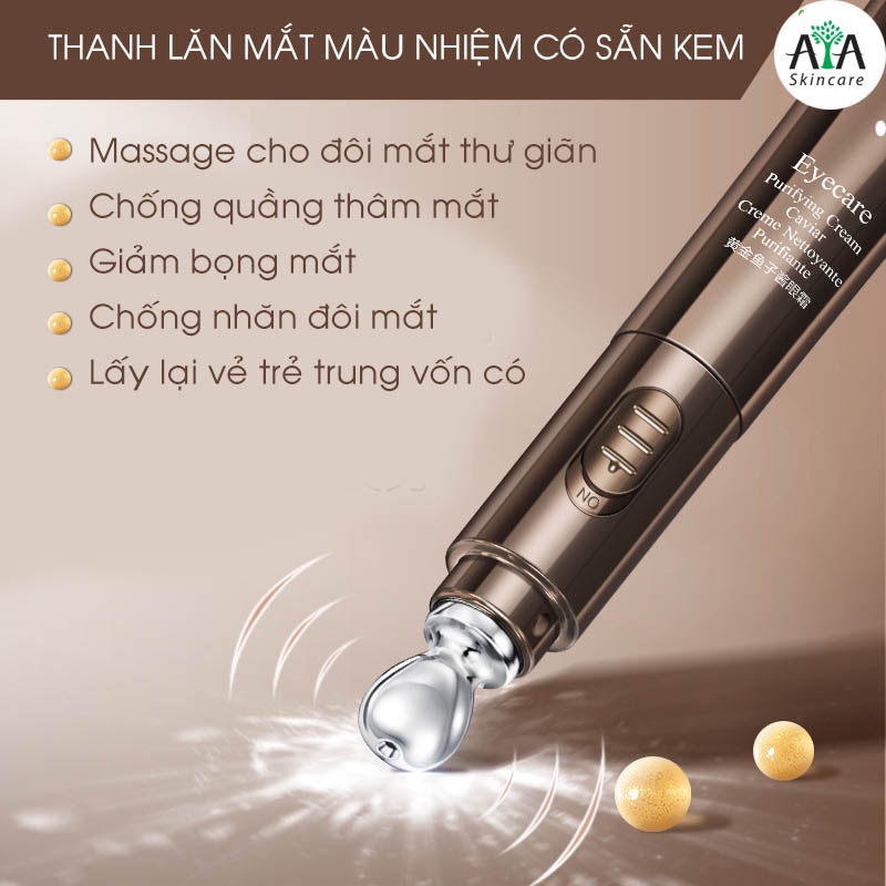 Thanh Lăn Massage Mắt JOMTAM + Kem dưỡng mắt xóa thâm quầng nâng da vùng mắt  - avaskincare