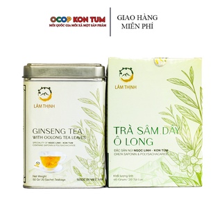 Trà túi lọc sâm dây ô long ngọc linh ngon 40gr và 50gr lâm thịnh ocop kon tum